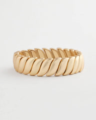 Chico's Jewelry Matte Twist Stretch Bracelet