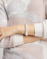 Chico's Jewelry Matte Twist Stretch Bracelet