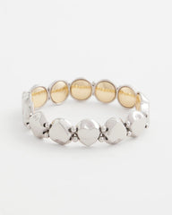 Chico's Jewelry Reversible Round Stretch Bracelet