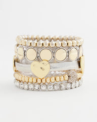 Chico's Jewelry Reversible Round Stretch Bracelet