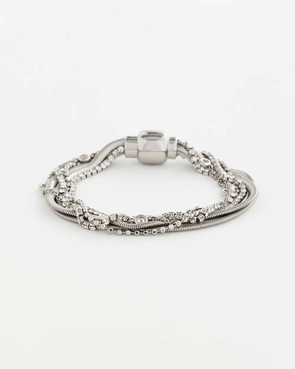 Chico's Jewelry Silvertone Multistrand Bracelet