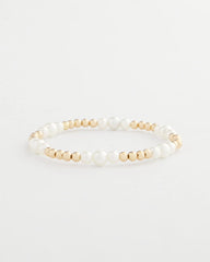 Chico's Jewelry Goldtone Bead Stretch Bracelet