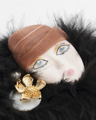 Chico's Jewelry Feathered Lady Brooch