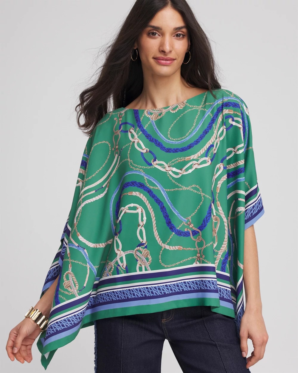 Chico's Accessories Rope Relic Poncho