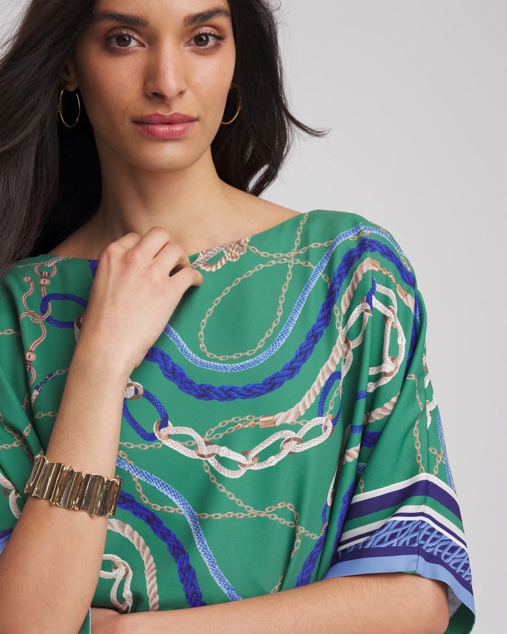 Chico's Accessories Rope Relic Poncho