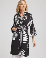 Chico's Accessories Tie-Front Long Kimono