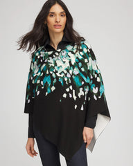 Chico's Accessories Convertible Knit Boatneck Poncho