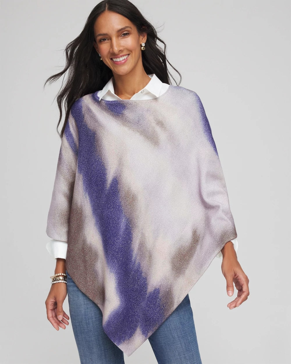 Chico's Accessories Convertible Knit Poncho