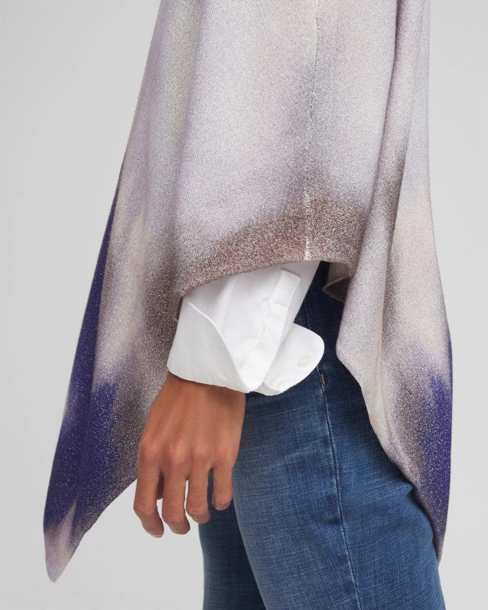 Chico's Accessories Convertible Knit Poncho