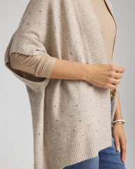 Chico's Accessories Embellished Cocoon Ruana