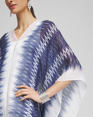Chico's Accessories Long Embellished Linen Kaftan