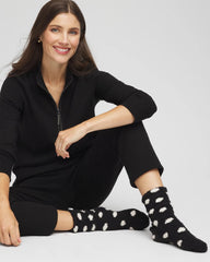 Chico's Accessories Polka Dot Cozy Socks