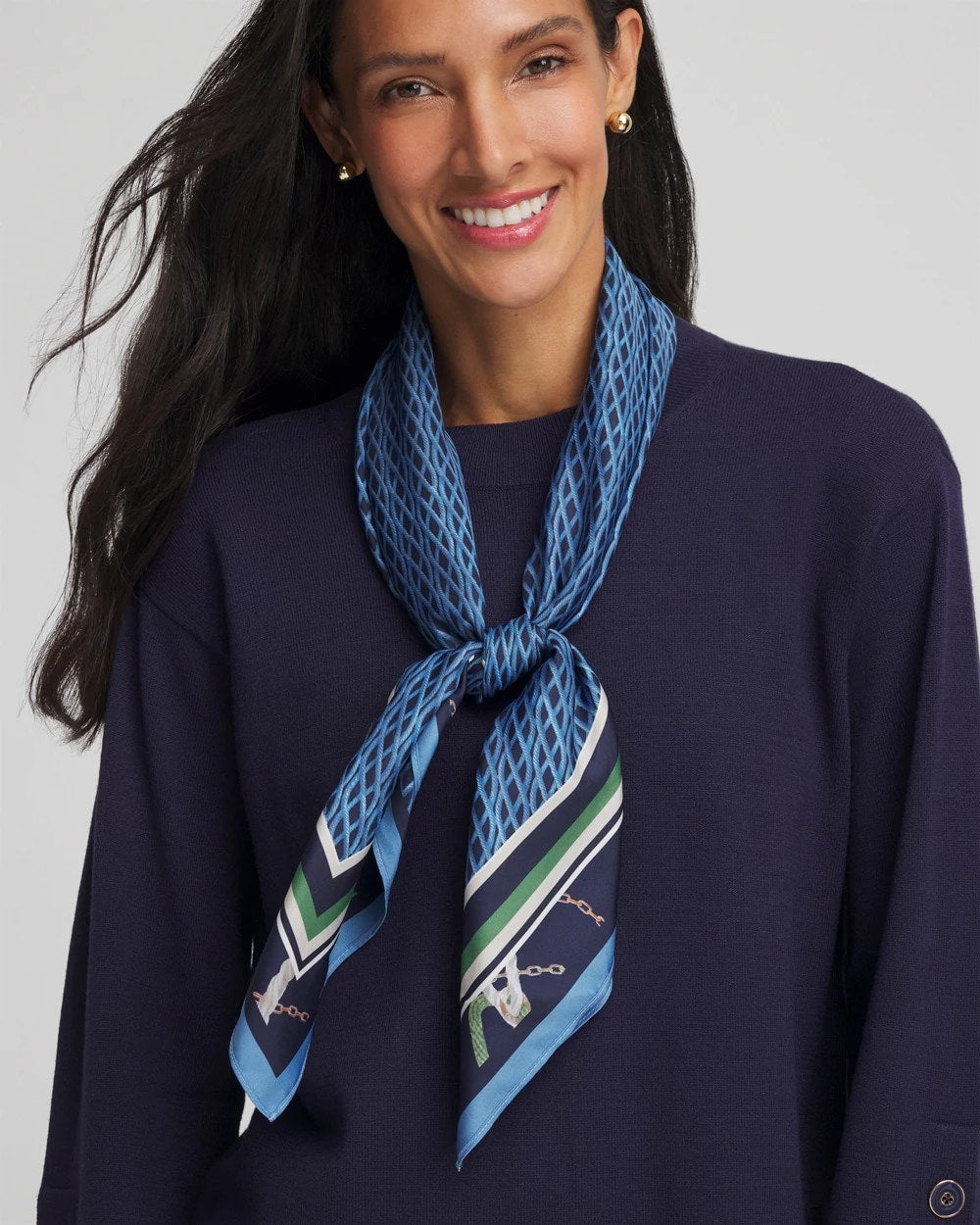 Chico's Accessories Rope Relic Square Scarf