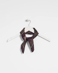 Chico's Accessories Frosty Floral Square Neckerchief Scarf