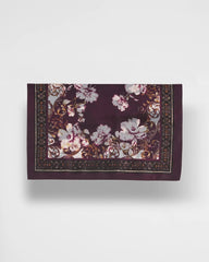 Chico's Accessories Frosty Floral Square Neckerchief Scarf