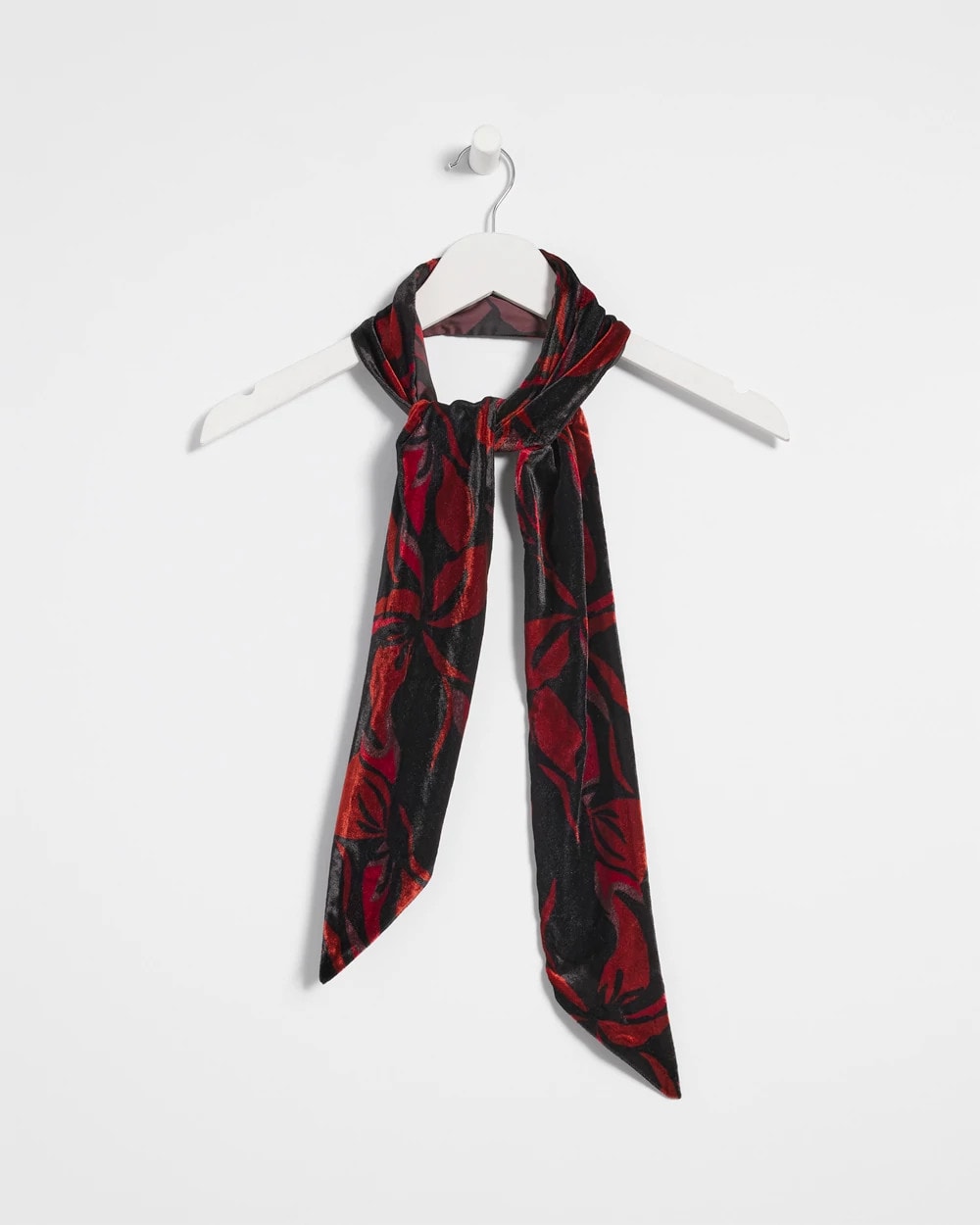 Chico's Accessories Velvet Rose Skinny Scarf