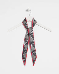Chico's Accessories Abstract Reversible Skinny Scarf