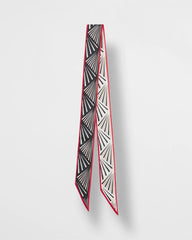 Chico's Accessories Abstract Reversible Skinny Scarf