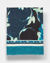 Chico's Accessories Glacier Colorblock Oblong Scarf