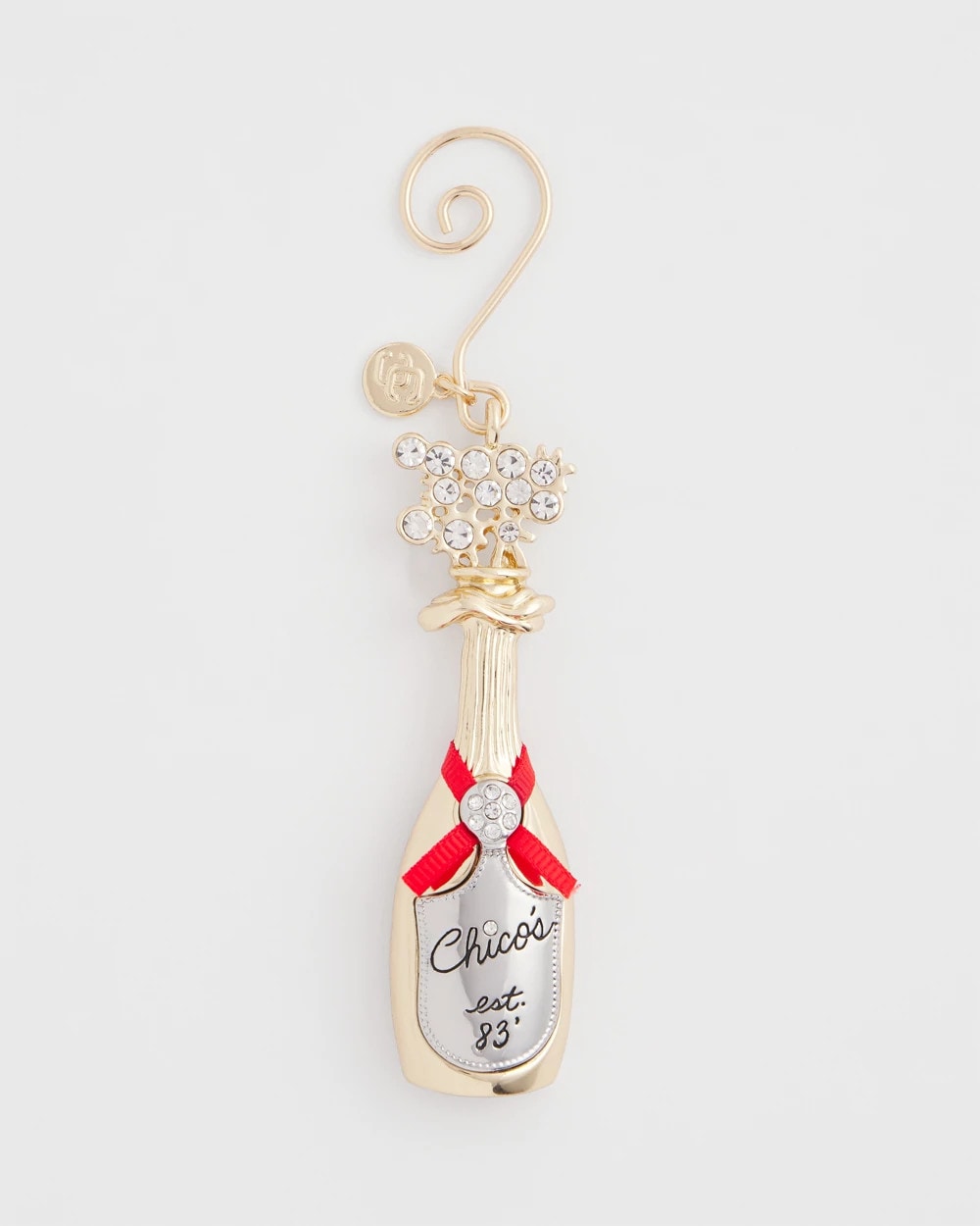 Chico's Accessories Champagne Bottle Ornament