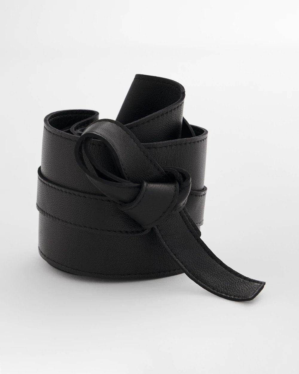 Chico's Accessories Leather Obi Belt