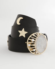 Chico's Accessories Moon & Stars Trouser Belt