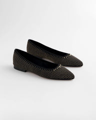 Chico's Accessories Suede Studded Flats