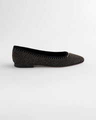 Chico's Accessories Suede Studded Flats