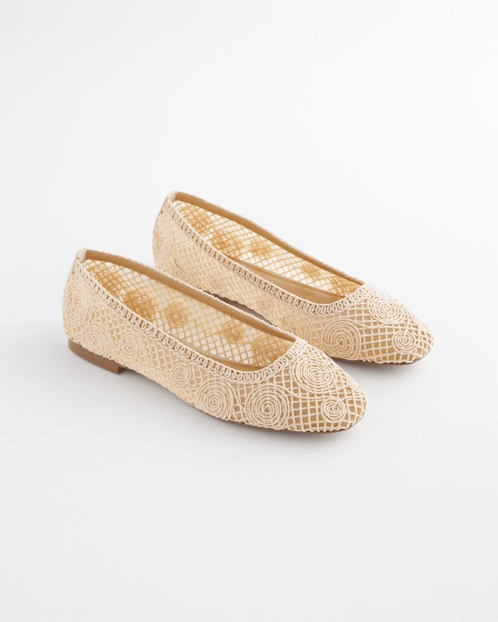 Chico's Accessories Cora Raffia Flats