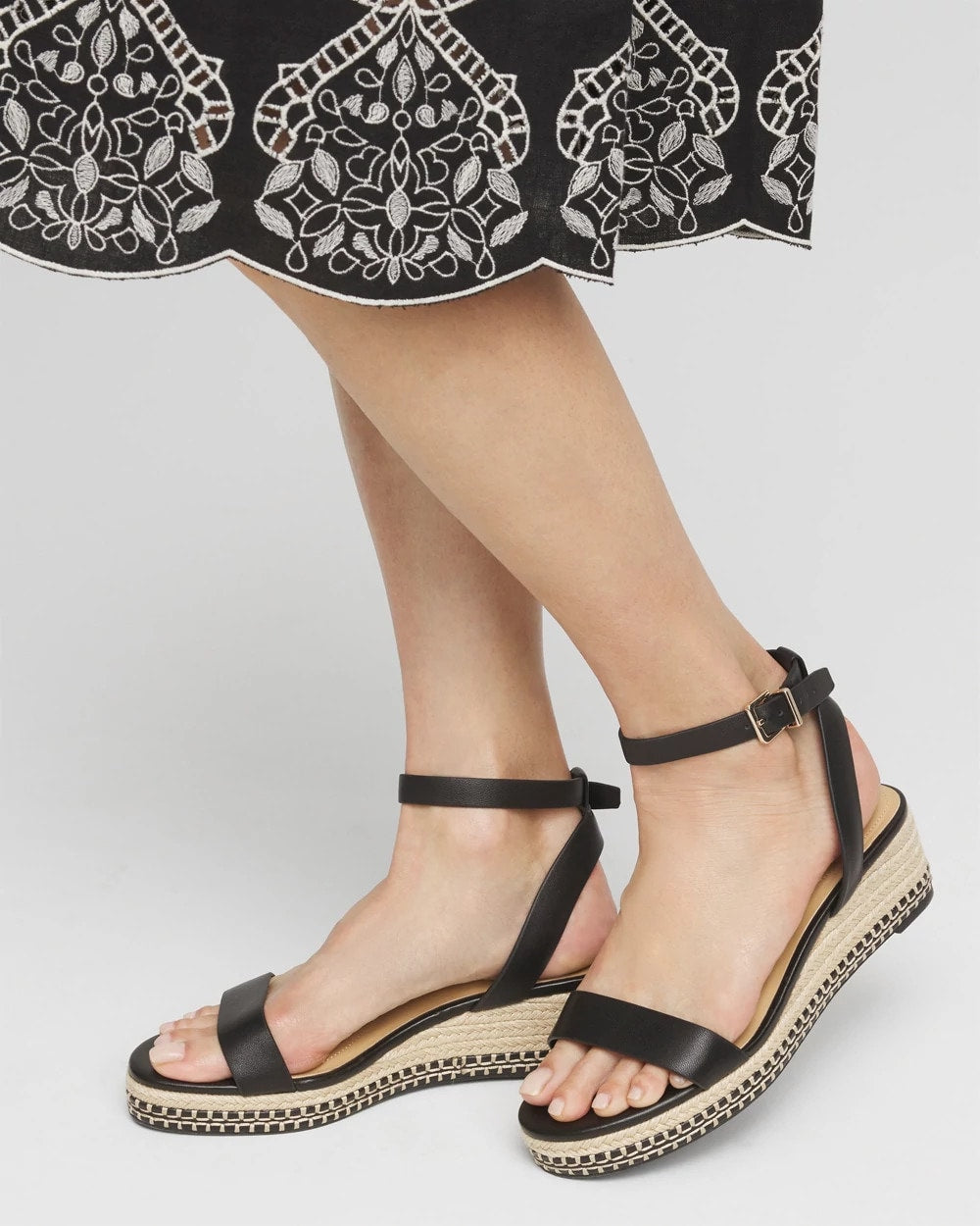 Chico's Accessories Brielle Espadrille Wedge Sandals
