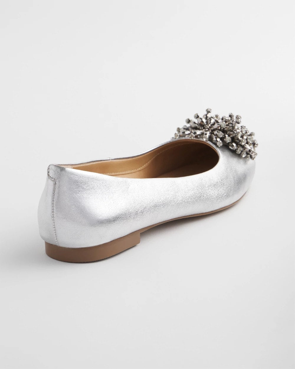 Chico's Accessories Omega Beaded Ballet Flats