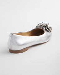 Chico's Accessories Omega Beaded Ballet Flats