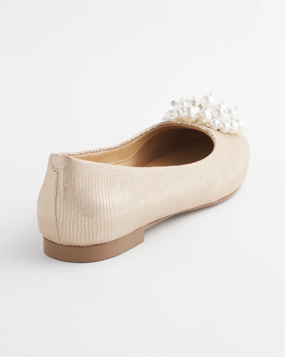 Chico's Accessories Olympia Pearl Ballet Flats