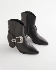 Chico's Accessories Kris Western Buckle Boots