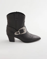 Chico's Accessories Kris Western Buckle Boots