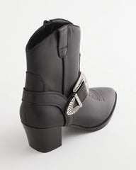 Chico's Accessories Kris Western Buckle Boots