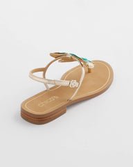 Chico's Accessories Butterfly T-Strap Sandal