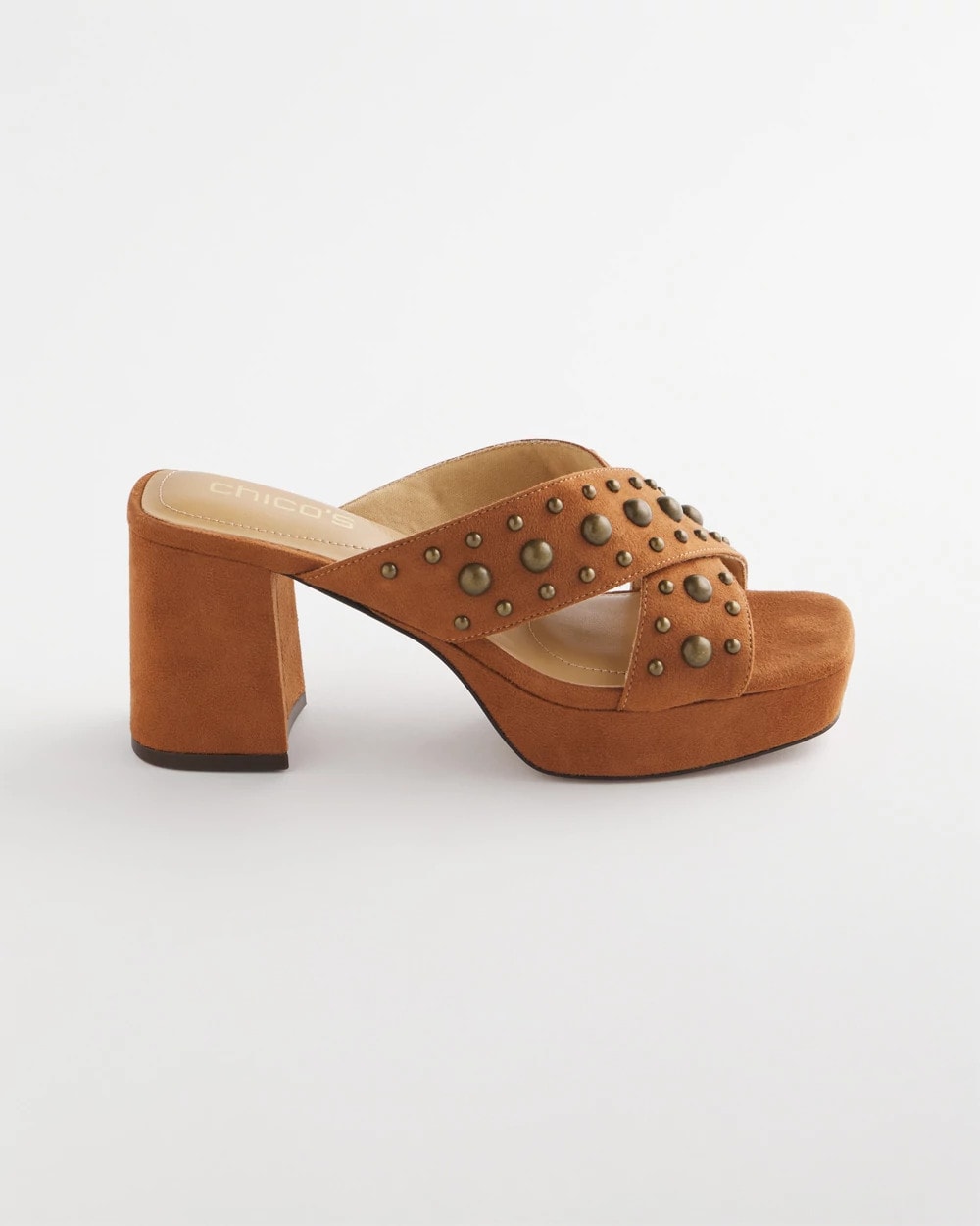 Chico's Accessories Vale Western Suede Block Heels