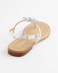 Chico's Accessories Beach Starfish T-Strap Sandals