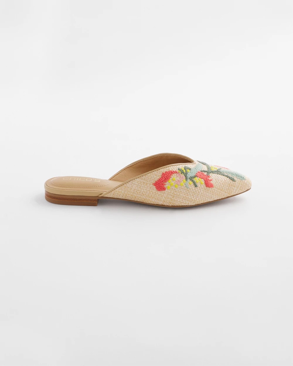 Chico's Accessories Gabby Raffia Mule