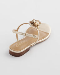 Chico's Accessories Sioux Flower T-Strap Sandals
