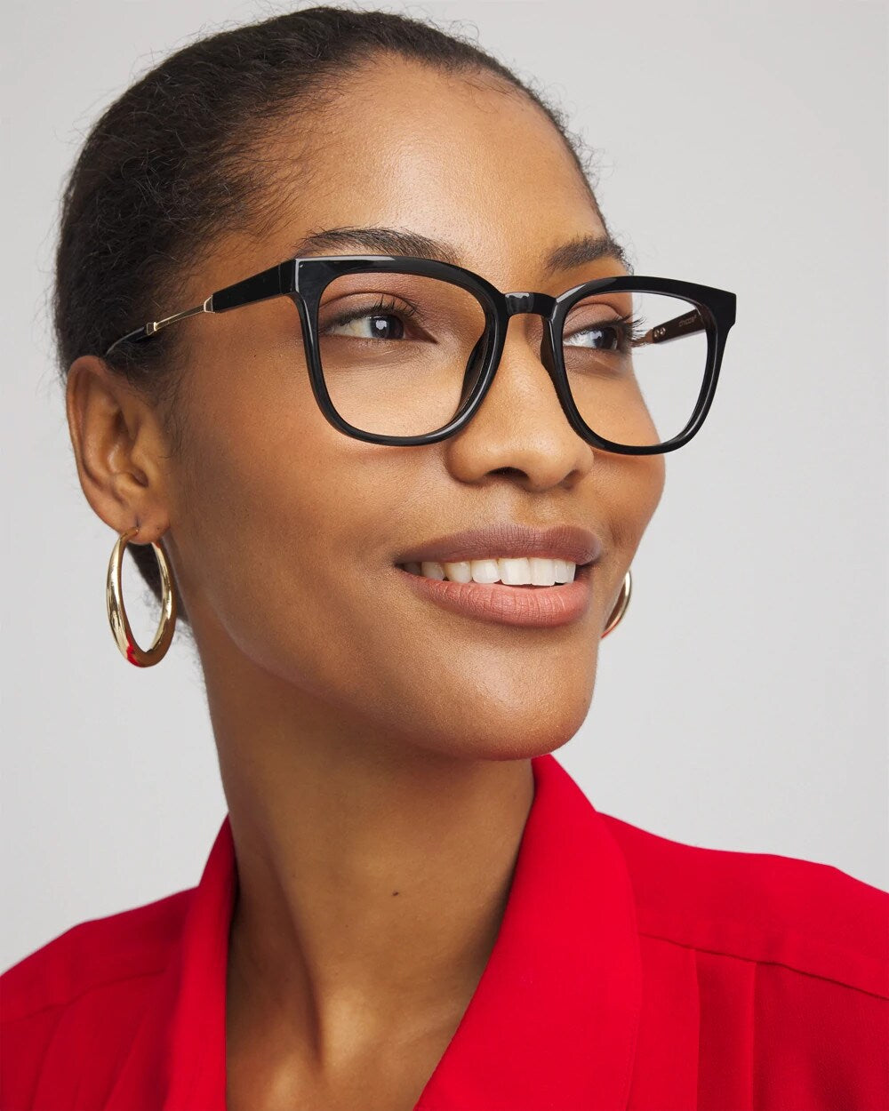 Chico's Accessories Glossy Black Readers