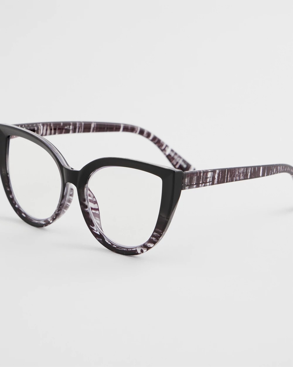 Chico's Accessories Black Cat Eye Readers