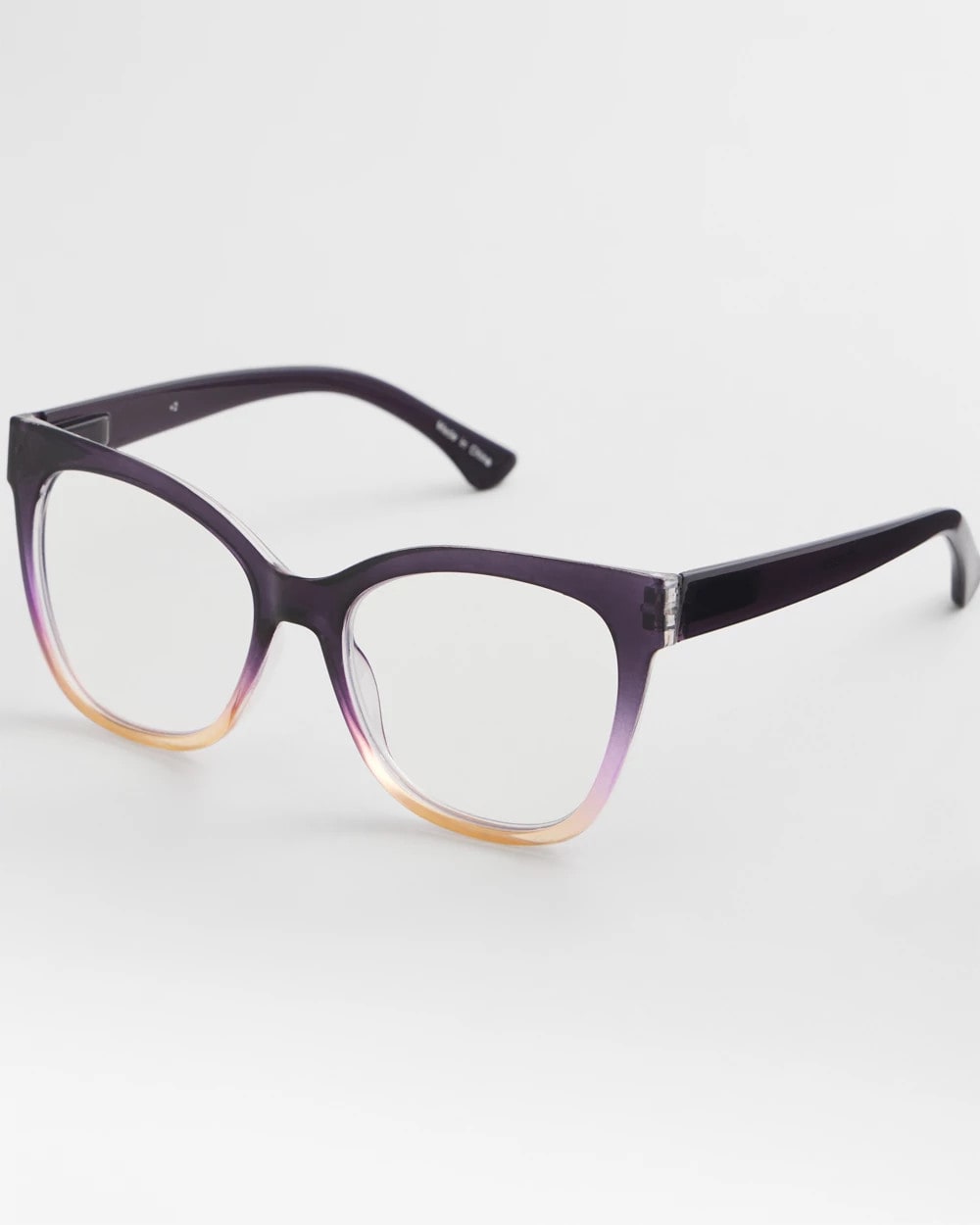 Chico's Accessories Cat Eye Colorblock Readers