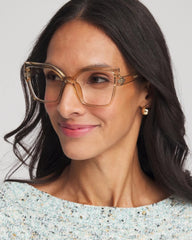 Chico's Accessories Square Translucent Readers