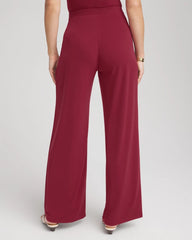 Chico's Petites Petite Travelers™ Knit Wide-Leg Pants