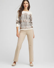 Chico's Petites Petite Juliet Straight Ankle Pants