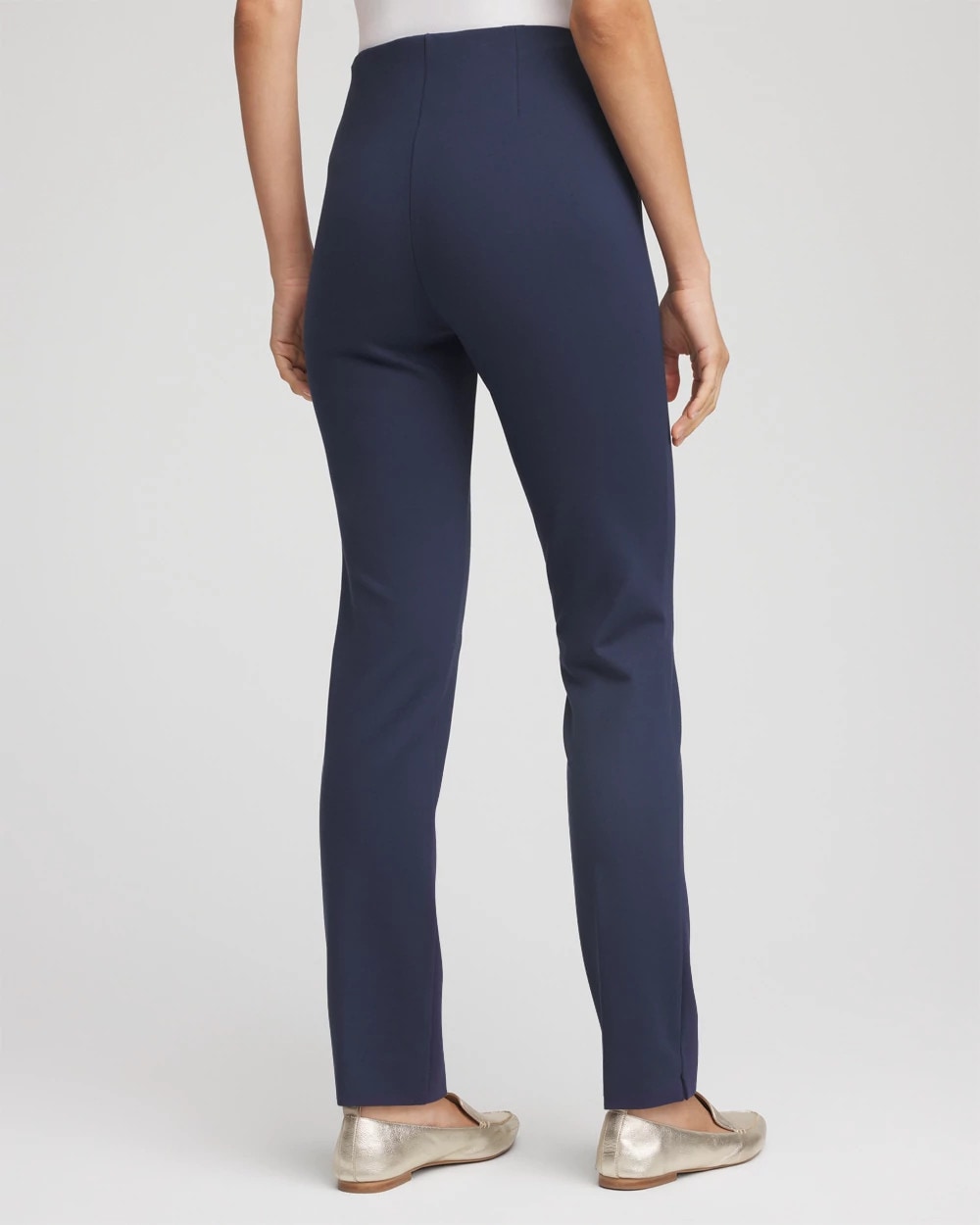 Chico's Petites Petite Juliet Slim Trim Detail Pants