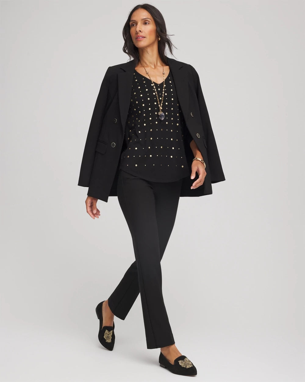 Chico's Petites Petite Juliet Straight Ankle Pants