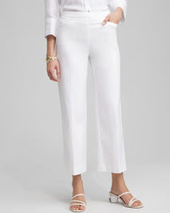Chico's Petites Petite Brigitte Wide Leg Cropped Pants